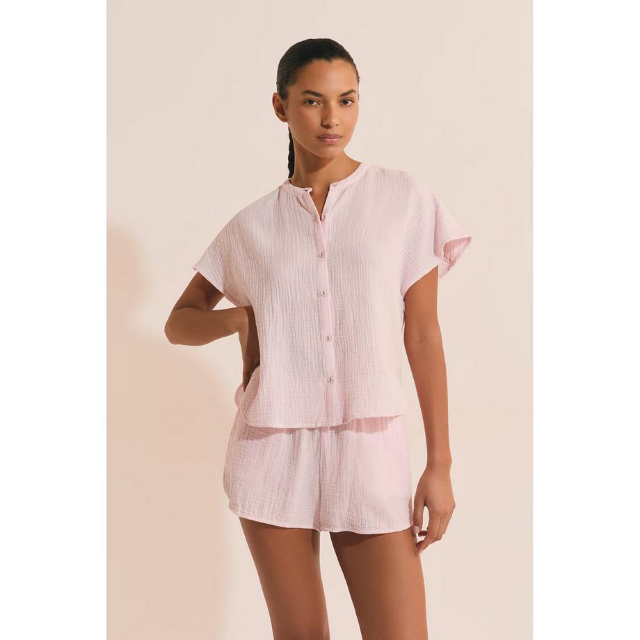 Etam Chemise à Manches Courtes  
