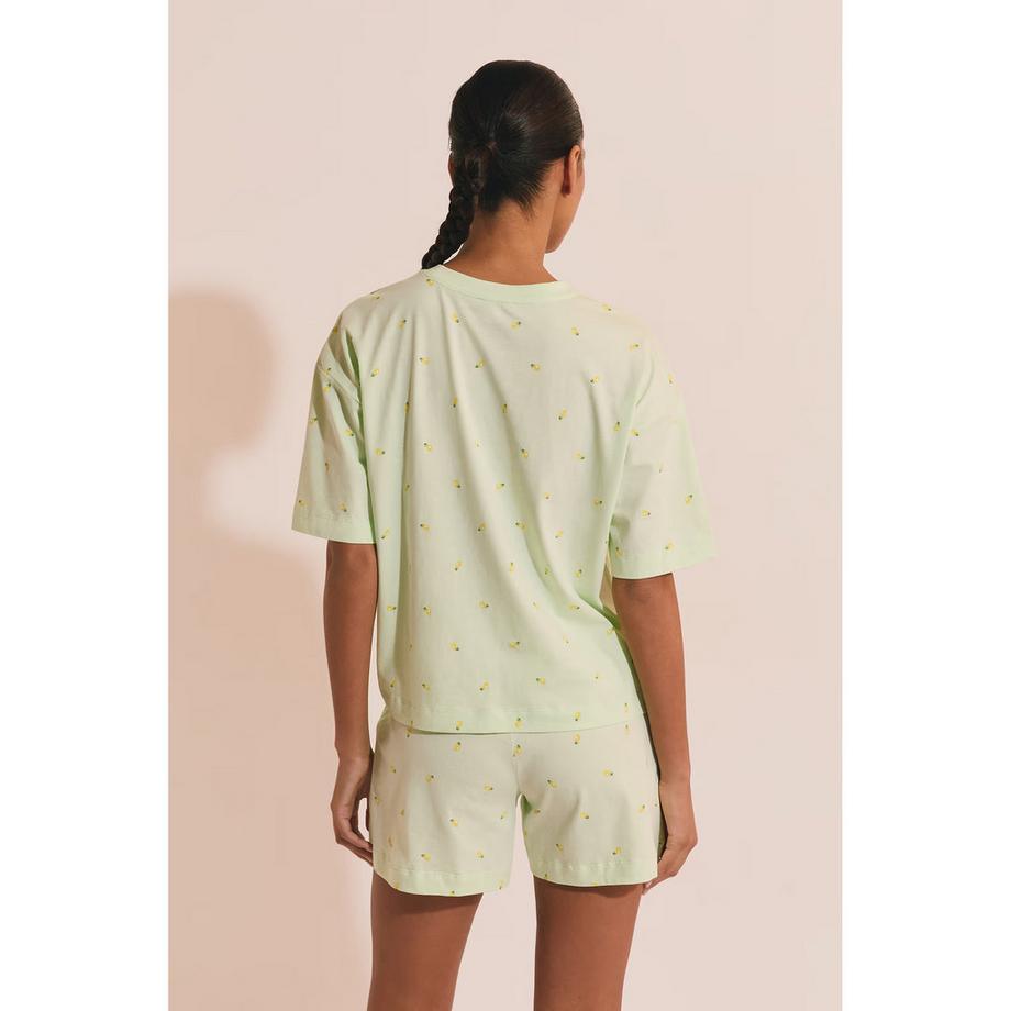 Etam Ensemble de pyjama imprimé citrons  