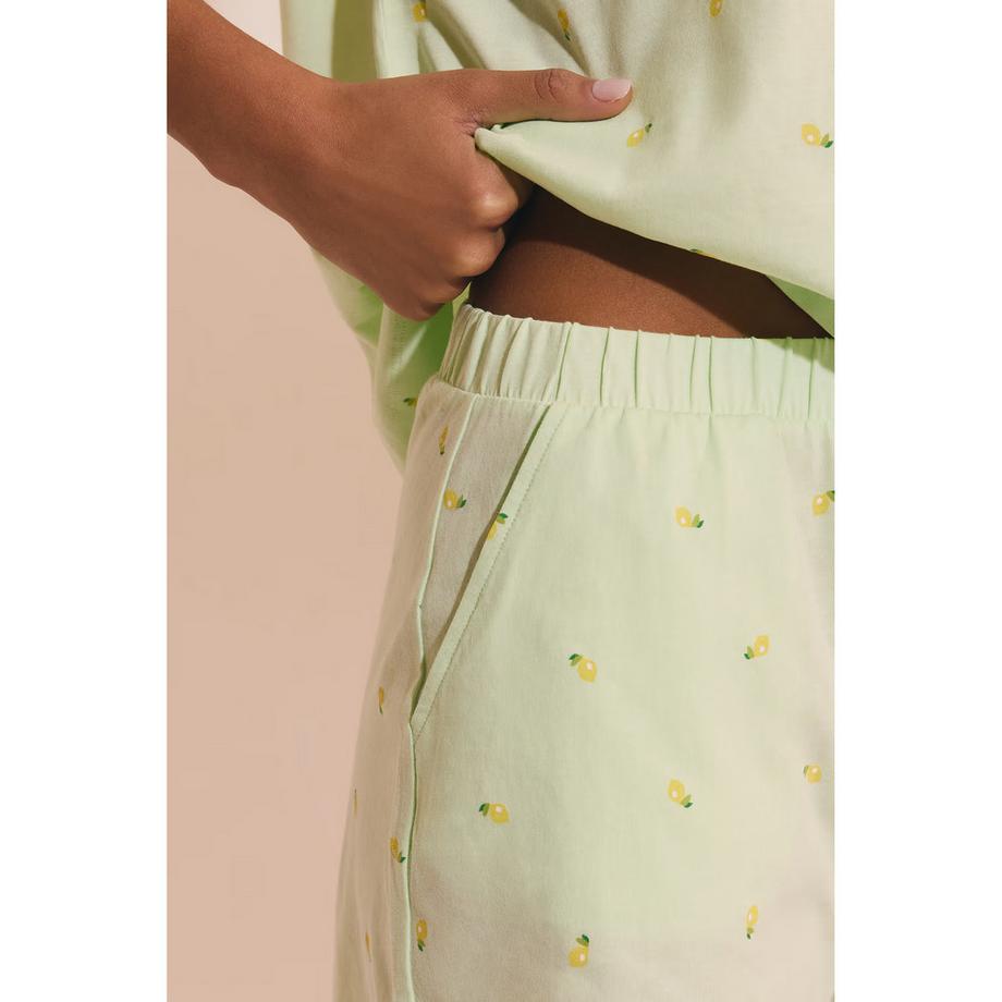Etam Ensemble de pyjama imprimé citrons  
