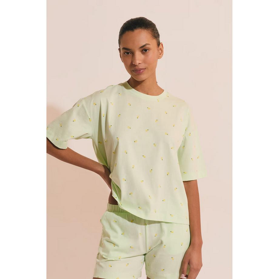 Etam Ensemble de pyjama imprimé citrons  
