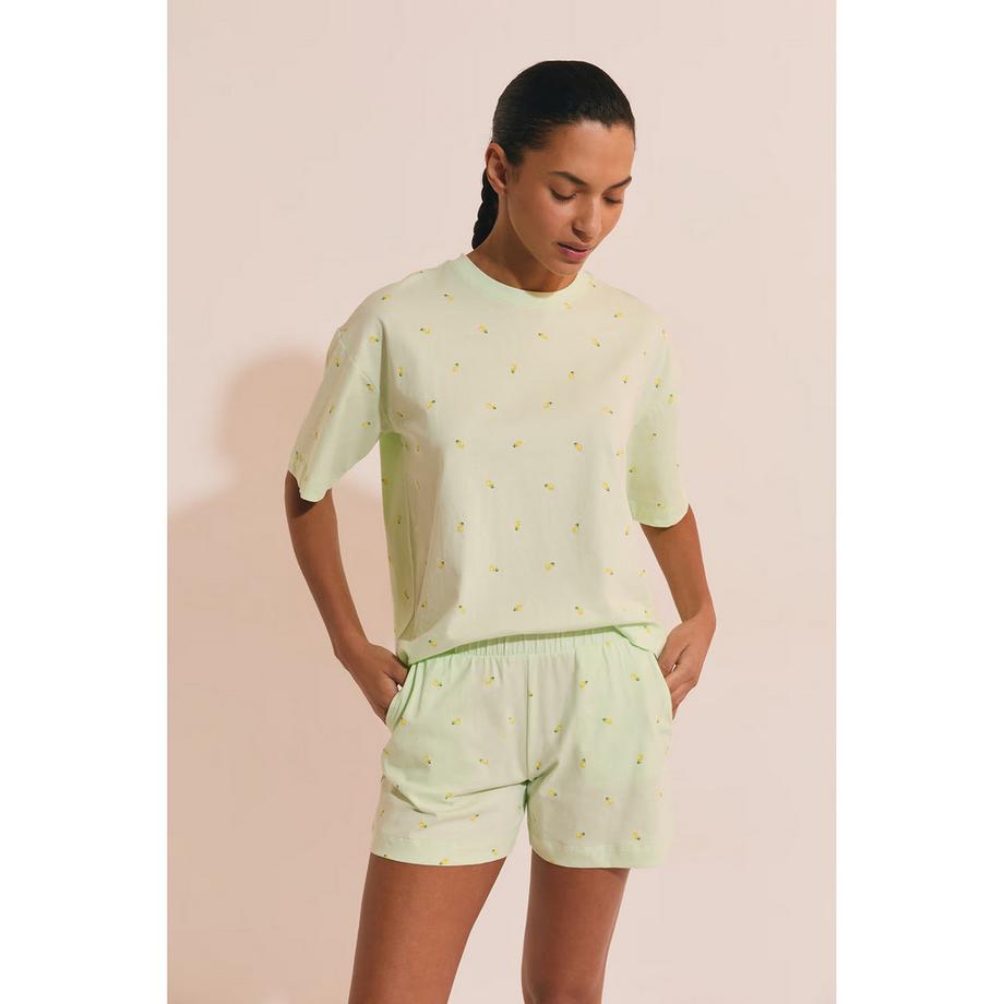 Etam Ensemble de pyjama imprimé citrons  