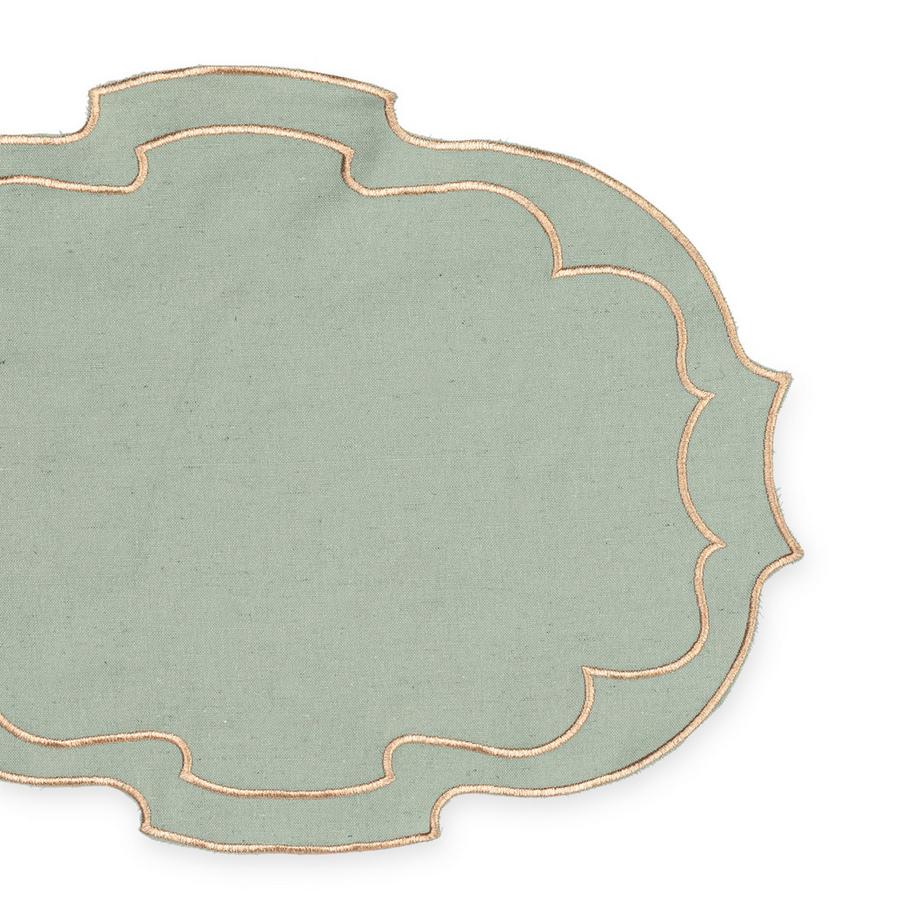 Manor Home Tischset, 4-teilig Sage 