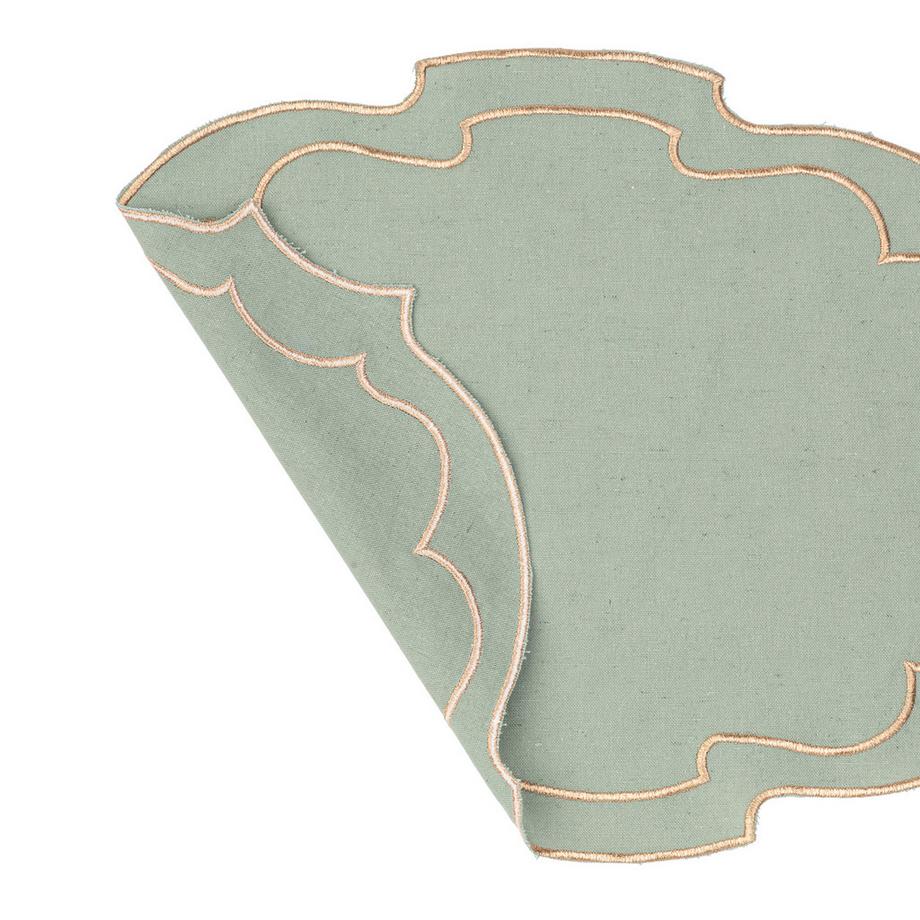 Manor Home Tischset, 4-teilig Sage 
