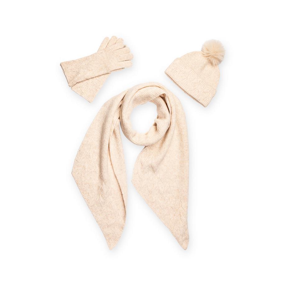 Manor Woman Geschenkset mit Strickmütze und Pompon  