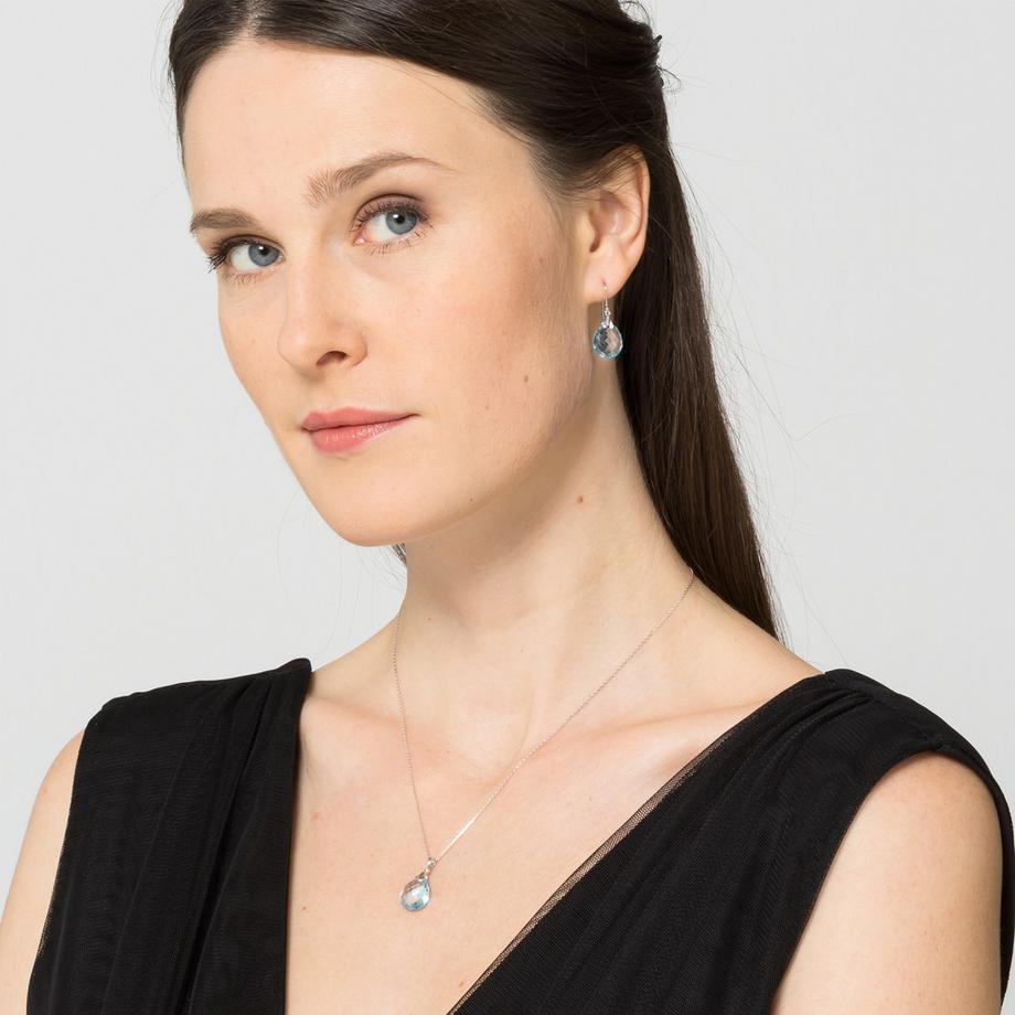 L' Atelier Gold 18 Karat by Manor  Parure collier/boucles d'oreilles 