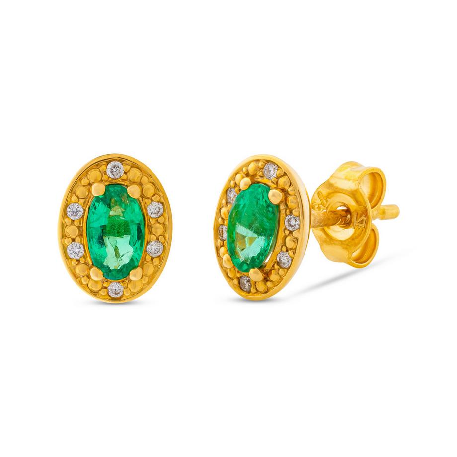 Orecchini con pietra