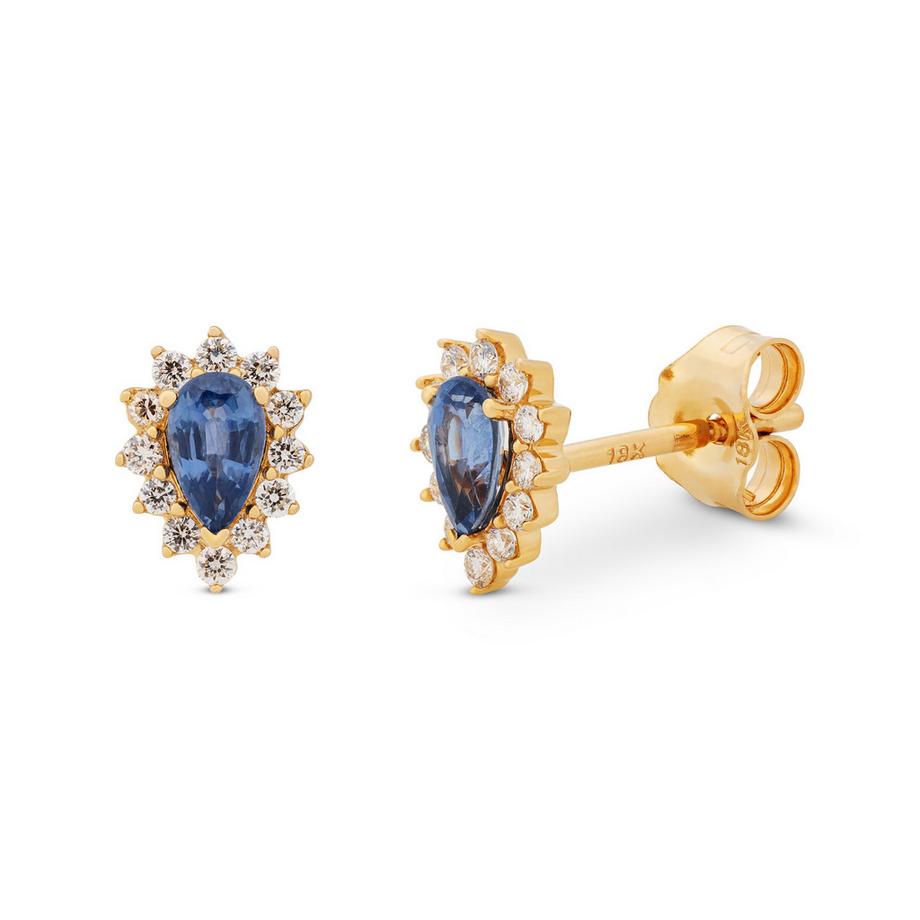 Boucles d'oreilles avec pierre
