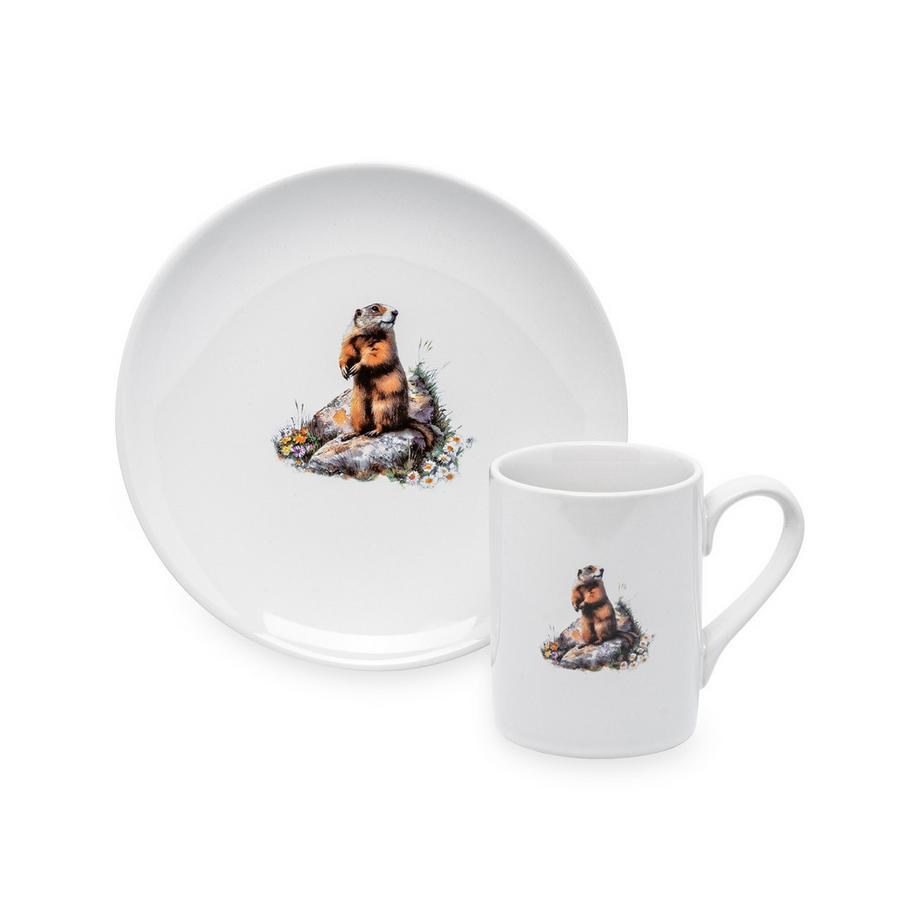 Kadastar Käsefondue-Teller Marmot 