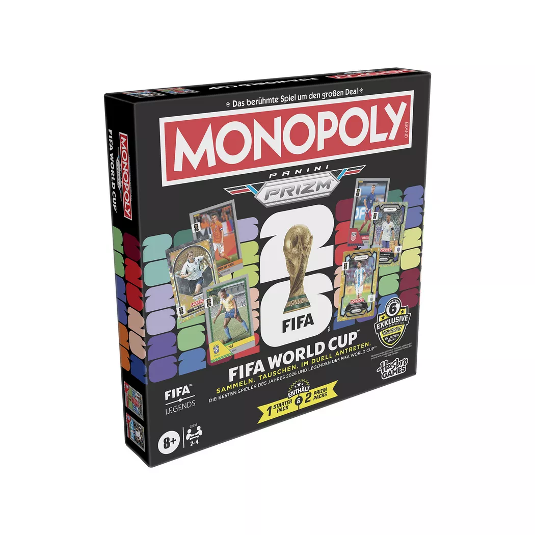 Hasbro Spiel "Monopoly Panini Prizm: FIFA World Cup"