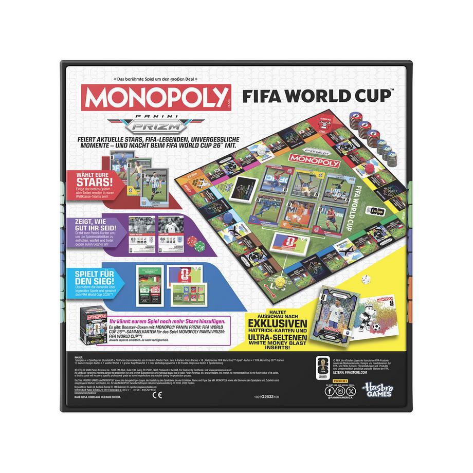 Monopoly  Monopoly Panini Prizm: FIFA World Cup, Deutsch 