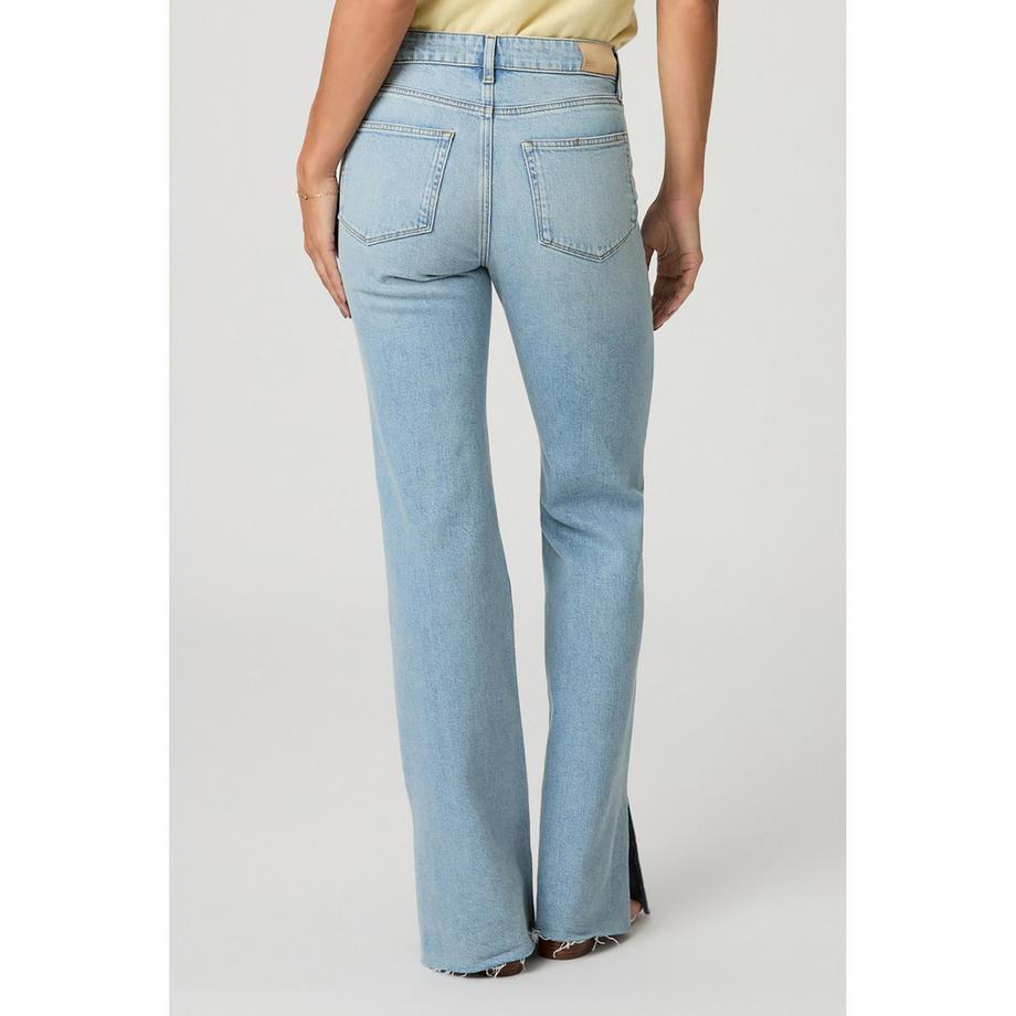 PAIGE Flared Jeans mit geflochtenem Taschendetail  