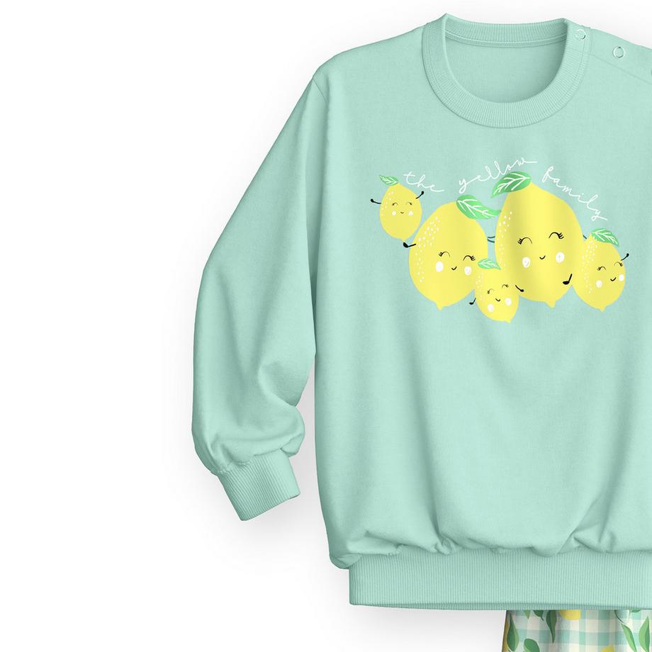 CALIDA Pyjama imprimé citrons  