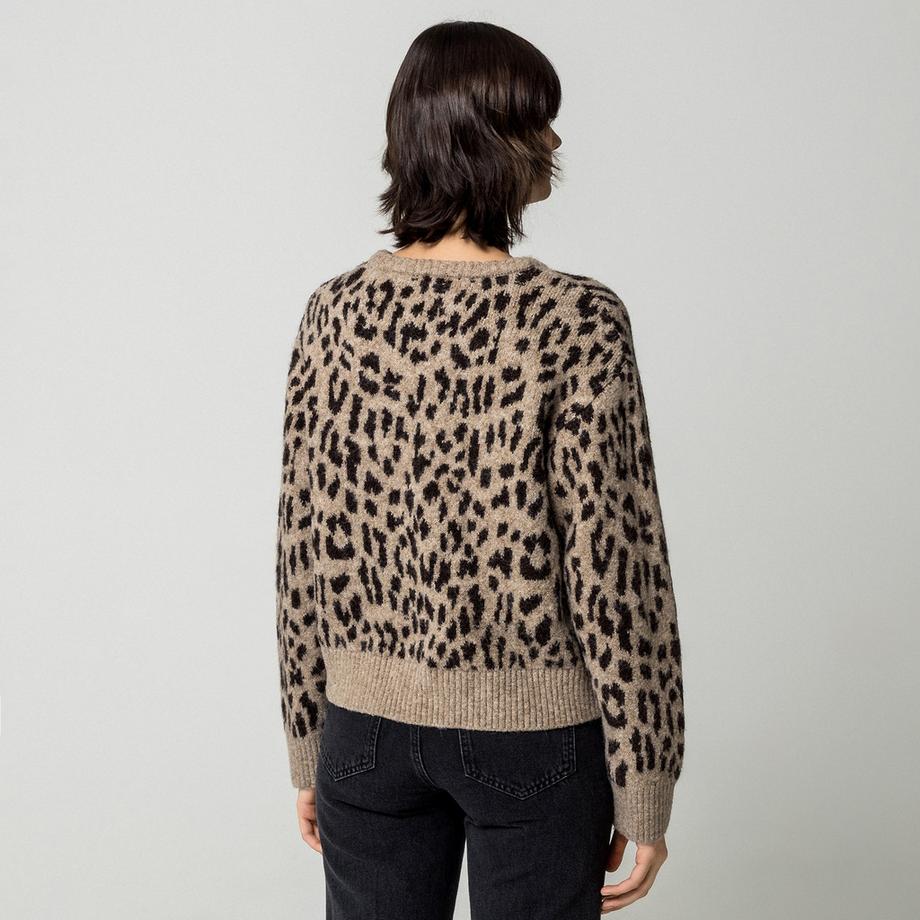 Manor Woman Pullover Imprimé Léopard  