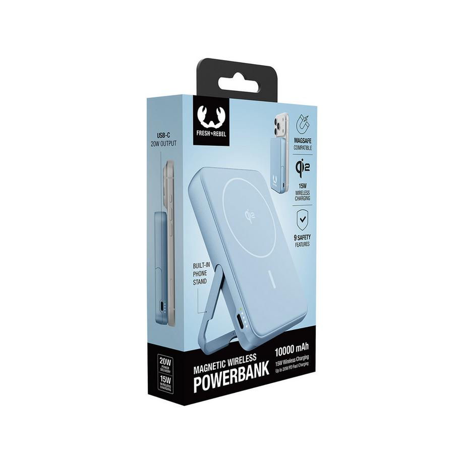 FRESH'N REBEL Magnetic Wireless PB 10000 mAh Qi2 15W Powerbank 