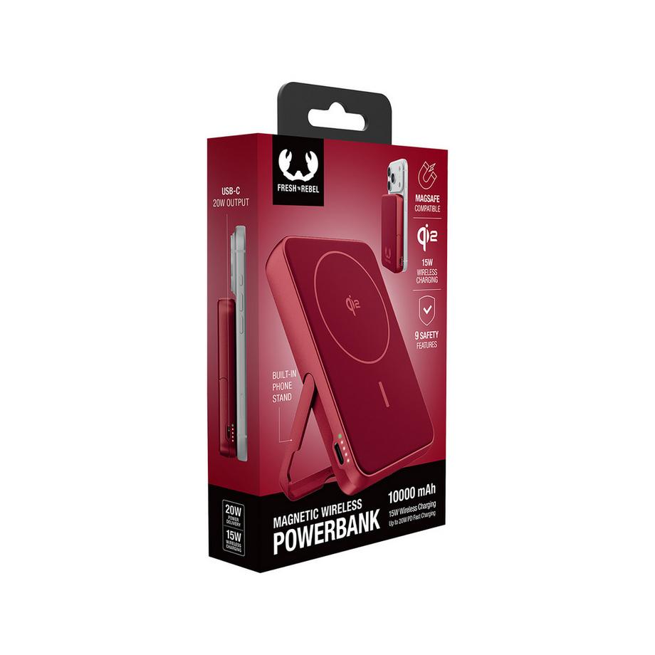 FRESH'N REBEL Magnetic Wireless PB 10000 mAh Qi2 15W Powerbank 
