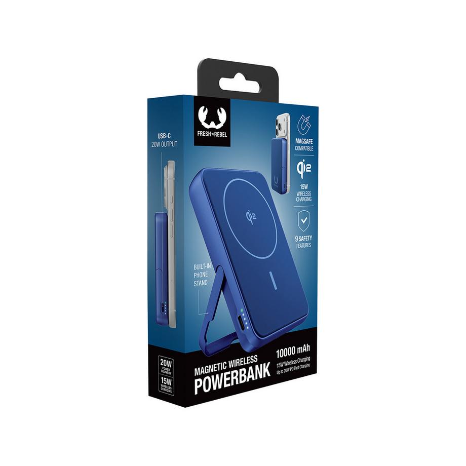 FRESH'N REBEL Magnetic Wireless PB 10000 mAh Qi2 15W Powerbank 