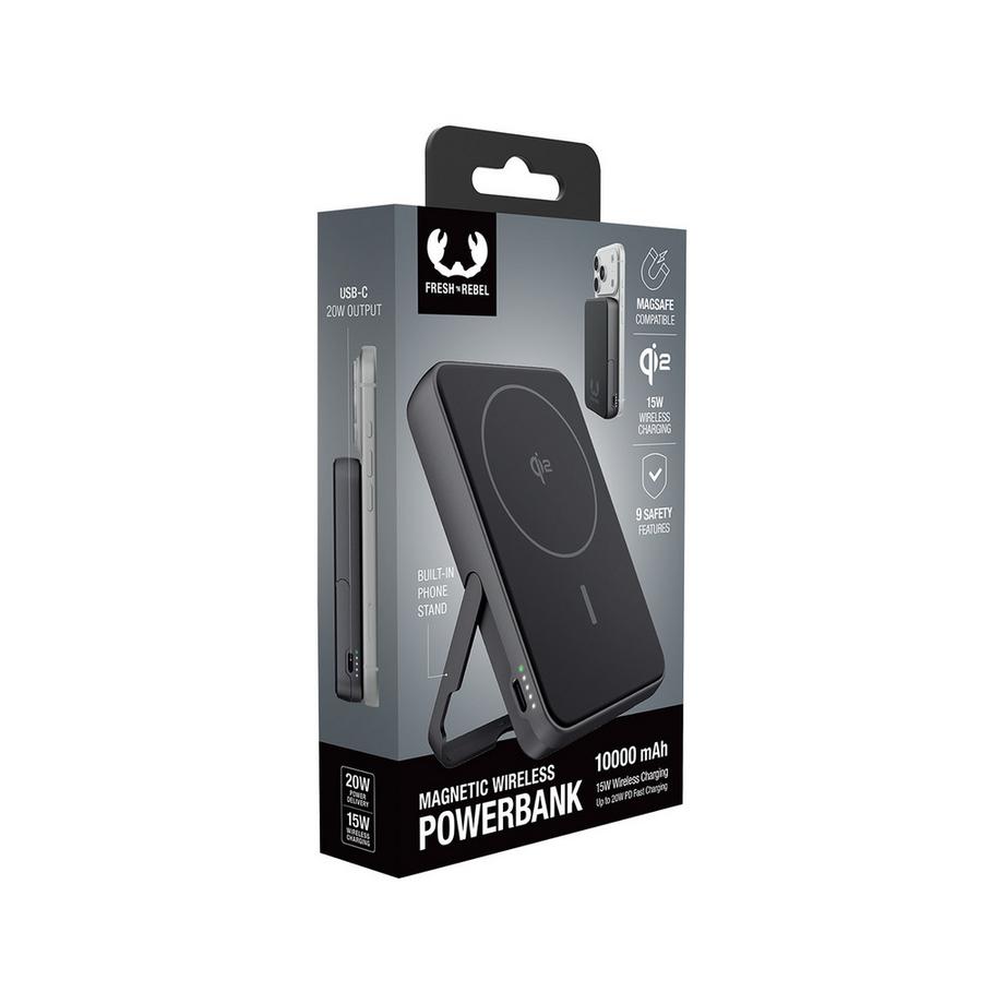 FRESH'N REBEL Magnetic Wireless PB 10000 mAh Qi2 15W Powerbank 