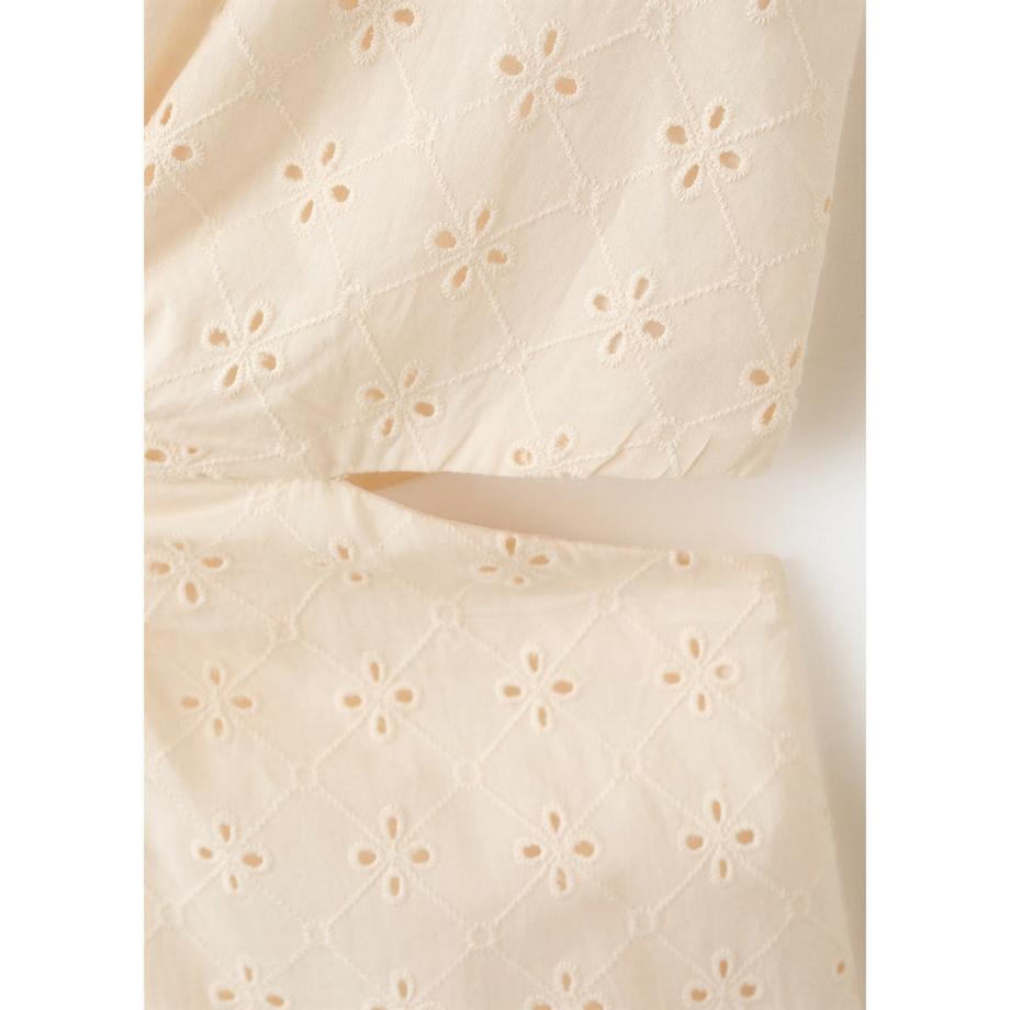 MANGO FLOR Robe Midi Sans Manches Découpes  