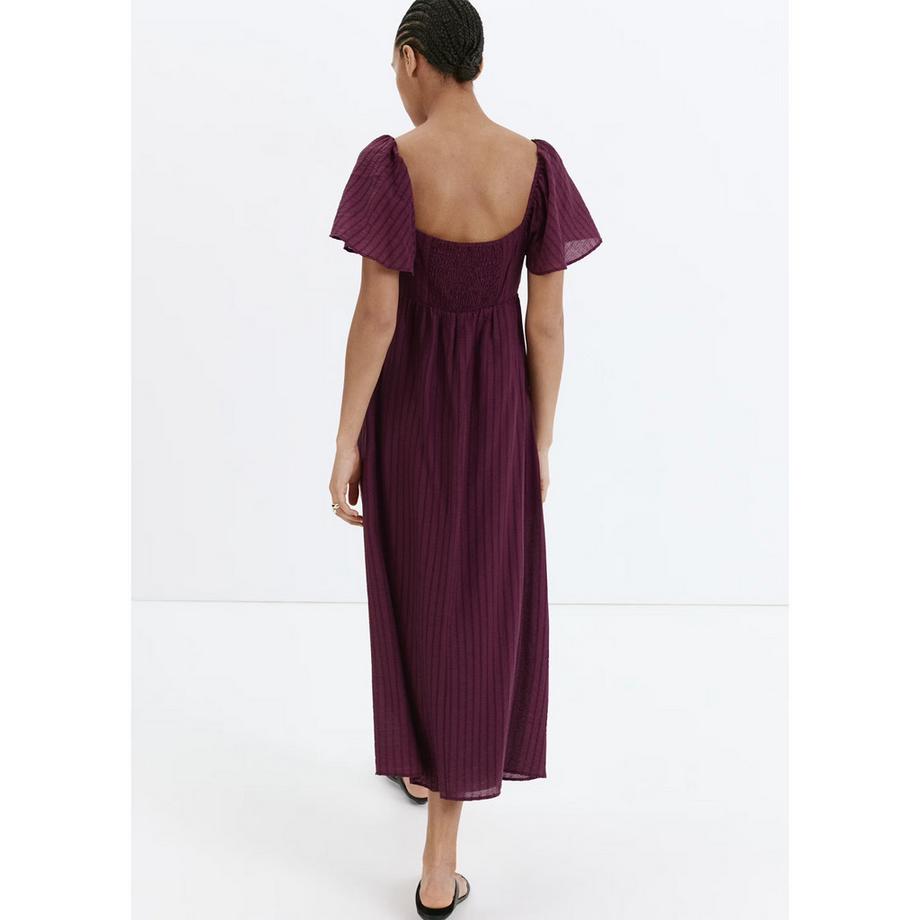 MANGO RAMONA Maxikleid mit V-Ausschnitt  