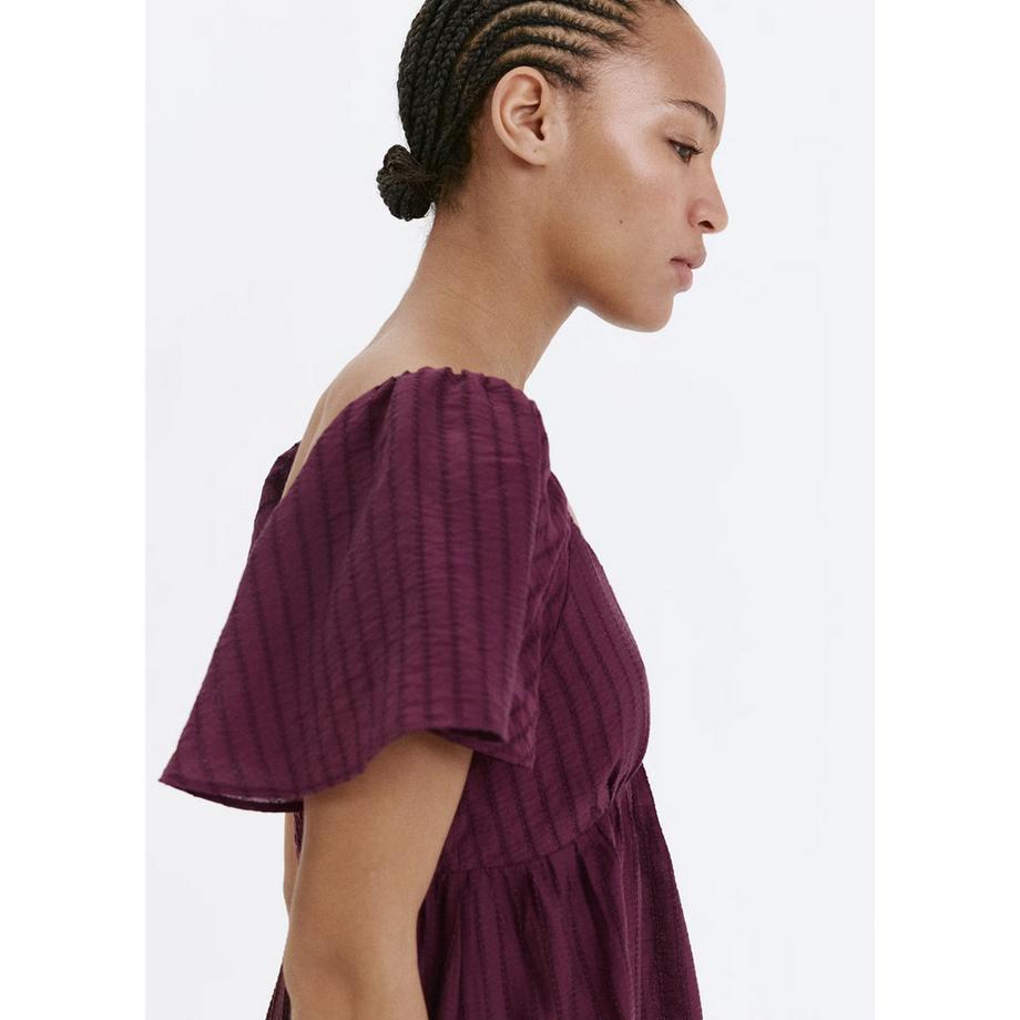 MANGO RAMONA Maxikleid mit V-Ausschnitt  