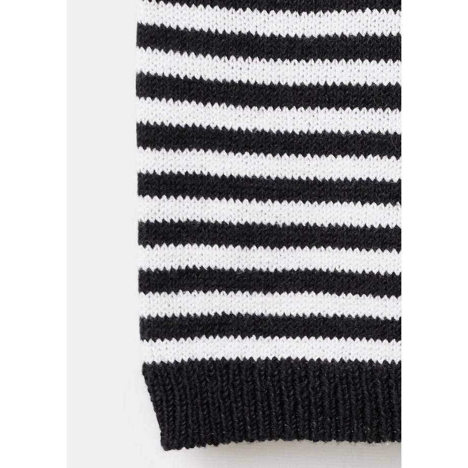 MANGO CALEOTS Gestreifter Kurzarm Pullover  