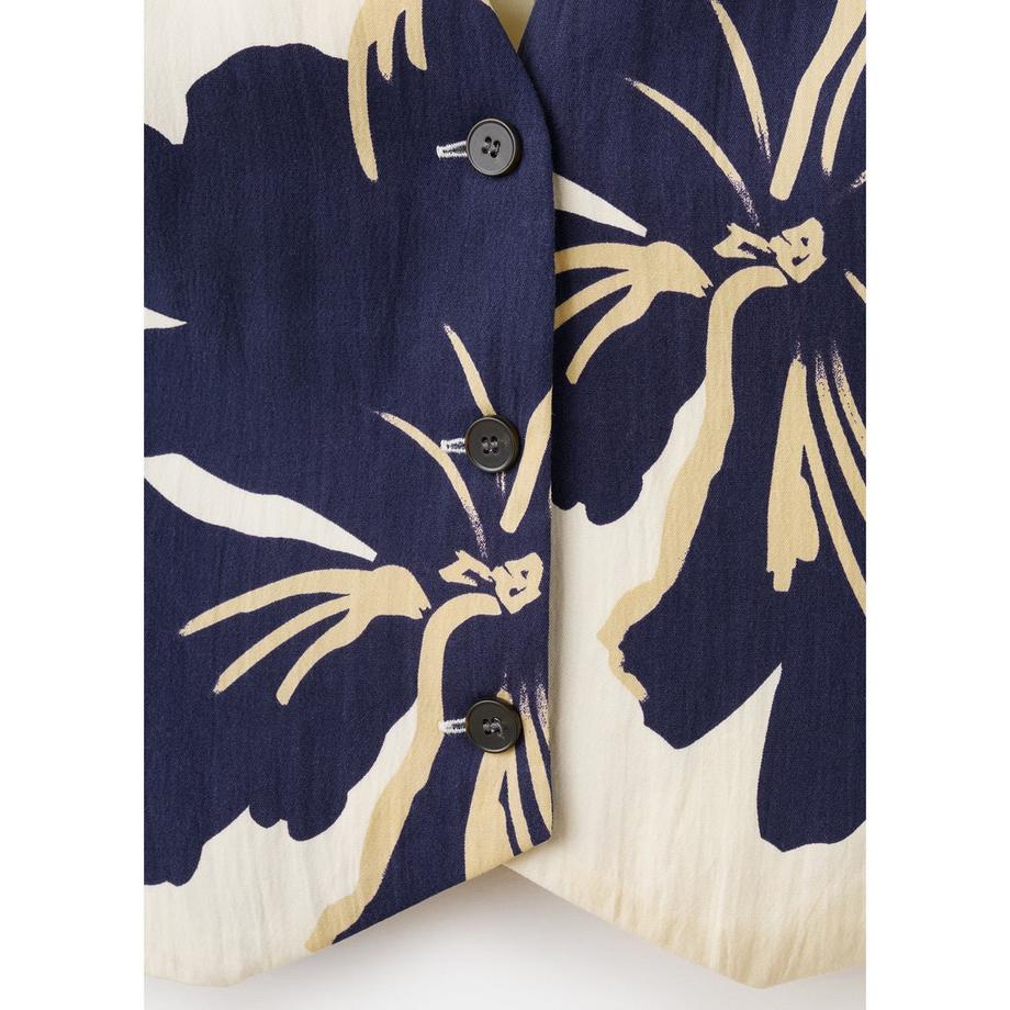 MANGO DOTTER Gilet Imprimé Floral  