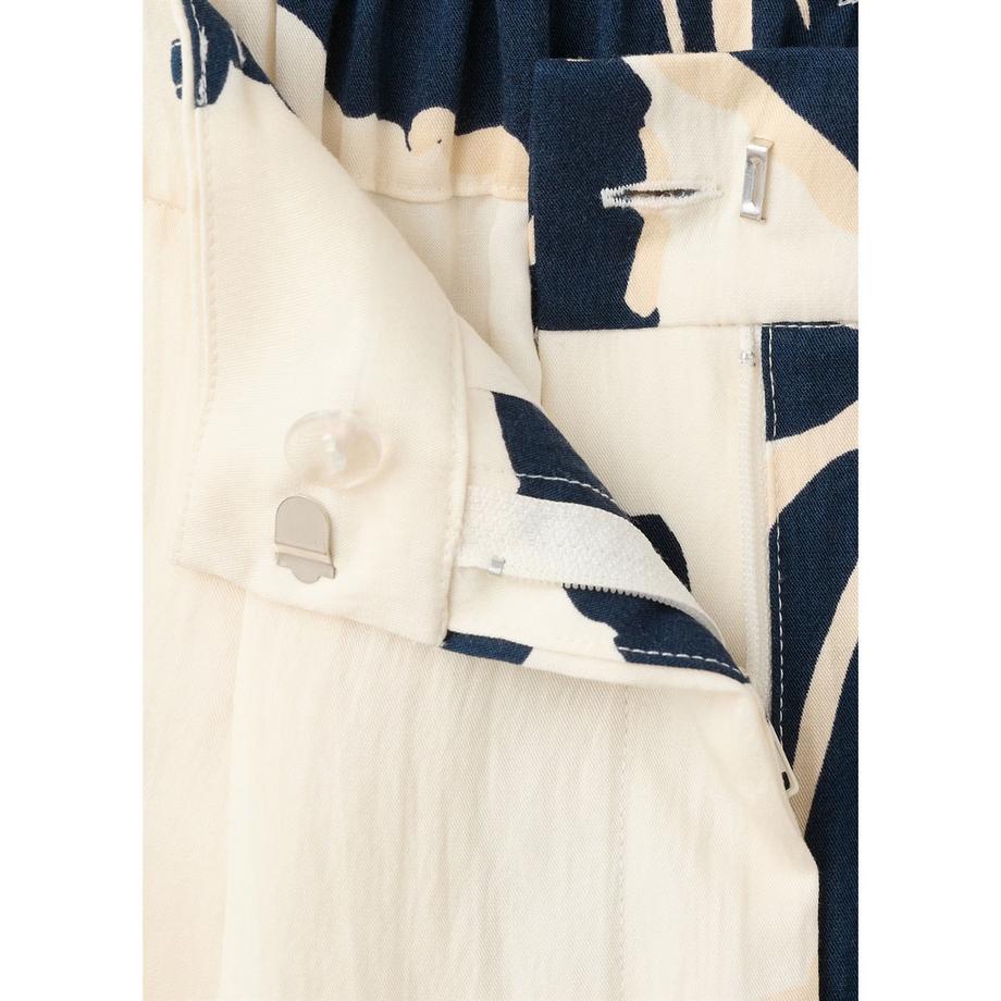 MANGO DOTTER Pantalon à imprimé floral coupe large  