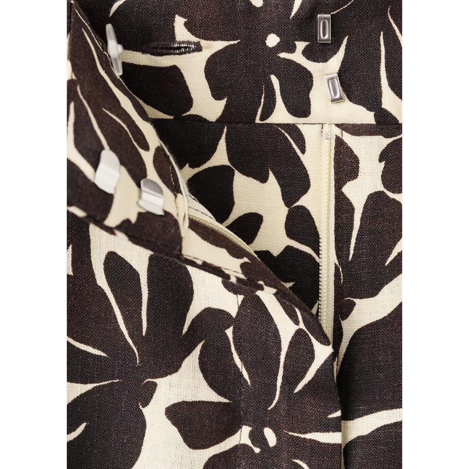MANGO JAMIE Pantalon à motif floral  