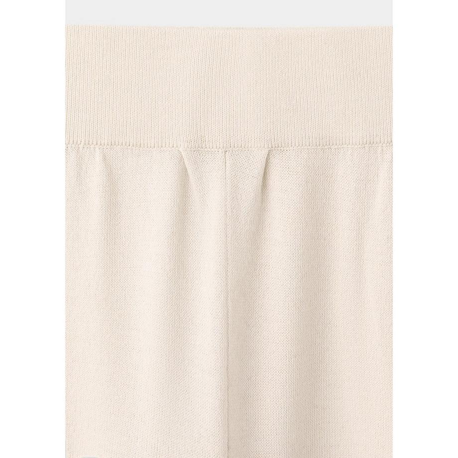 MANGO VELLA Pantaloni a maglia a gamba larga  