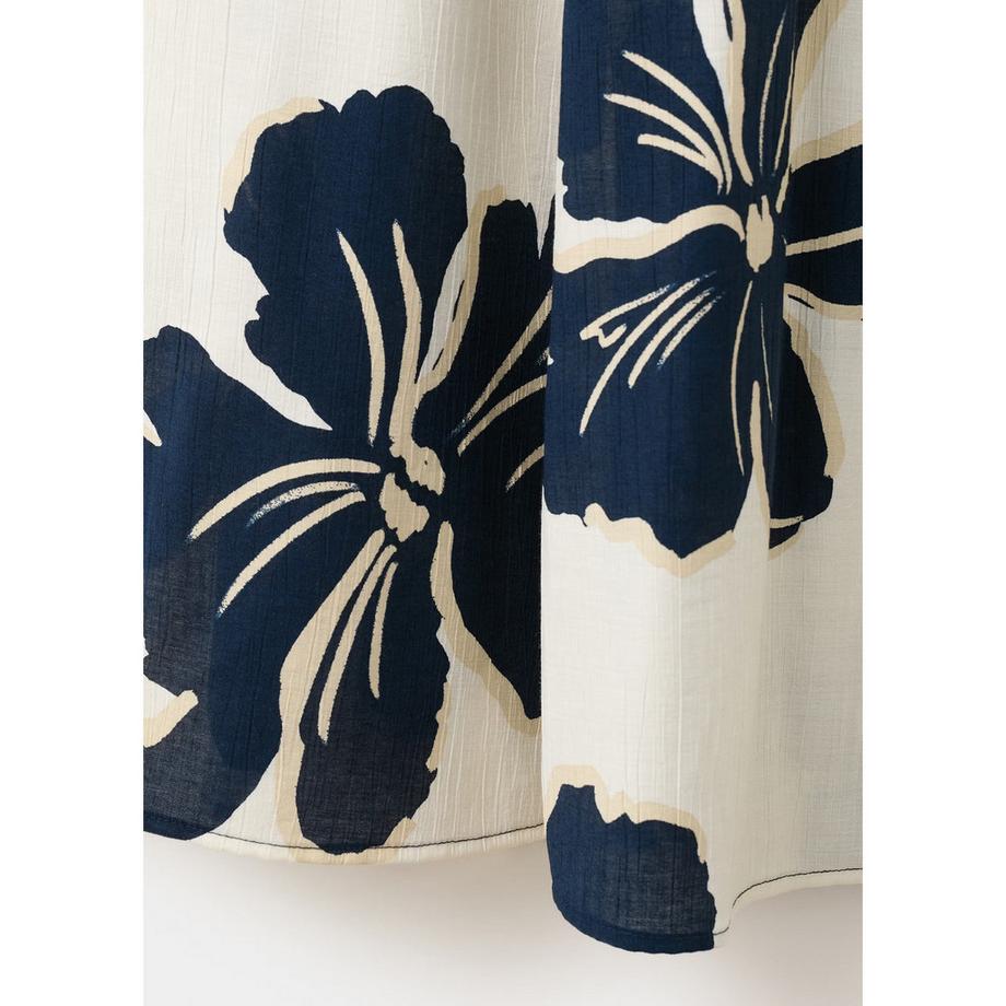 MANGO OLIMPIO Robe sans Manches Col V Fleurie  