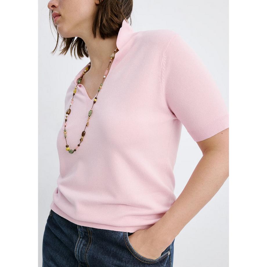 MANGO BASIBER Pull Polo Manches Courtes  