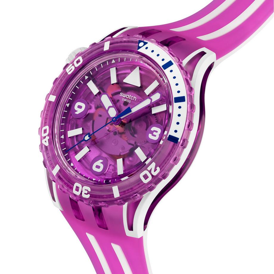 swatch SCUBAQUA  FLOWER HAT Analoguhr 