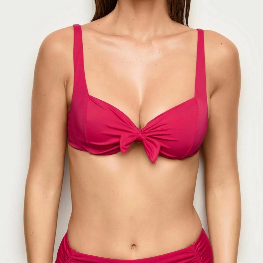 Soutien-gorge balconnet, bretelles fixes