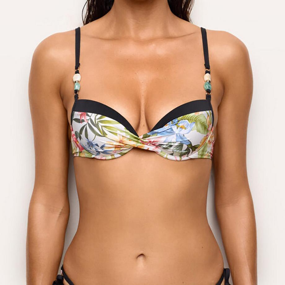 Reggiseno a balconette, spalline fisse