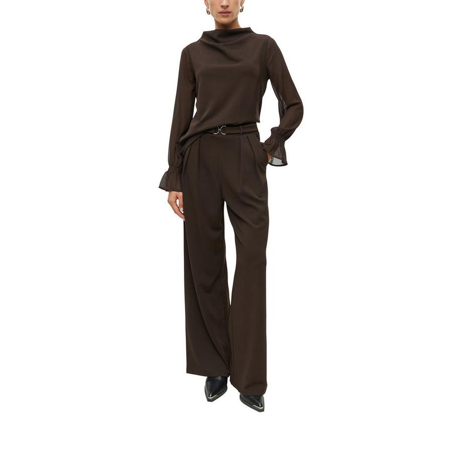 S. Oliver Black Label T-shirt manches longues avec poignets froncés  