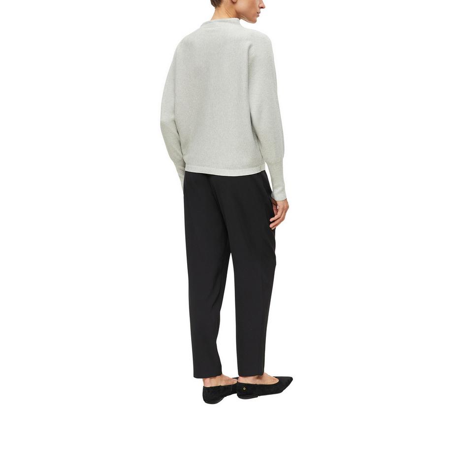 S. Oliver Black Label Pull tricoté côtelé avec boutons aux épaules  