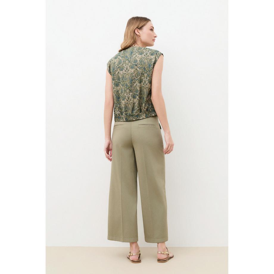 Caroll Top Sans Manches Col V  