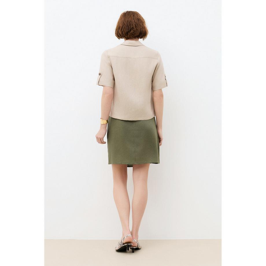 Caroll Chemise lin manches courtes  