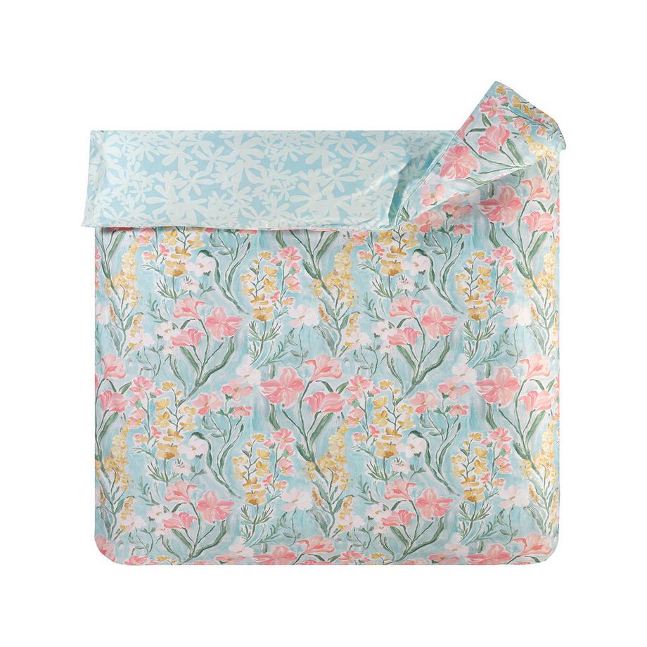 Kas Morning Song Housse de couette à motif floral  