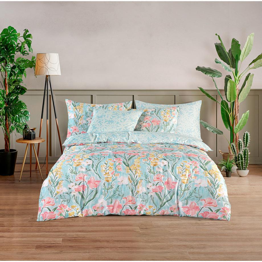 Kas Morning Song Housse de couette à motif floral  