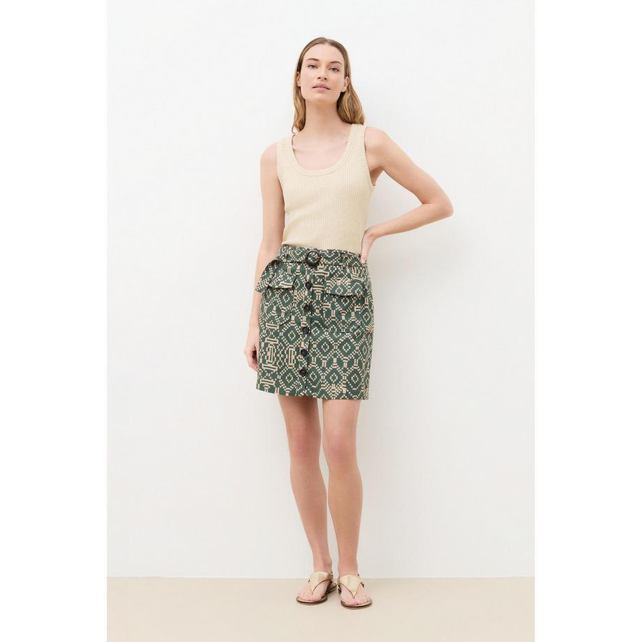 Caroll Mini Jupe Crayon  