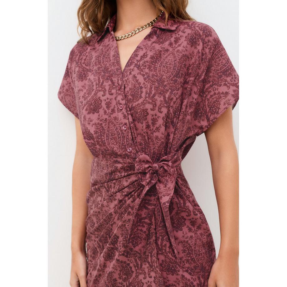 Caroll Robe Tunique Manches Courtes  