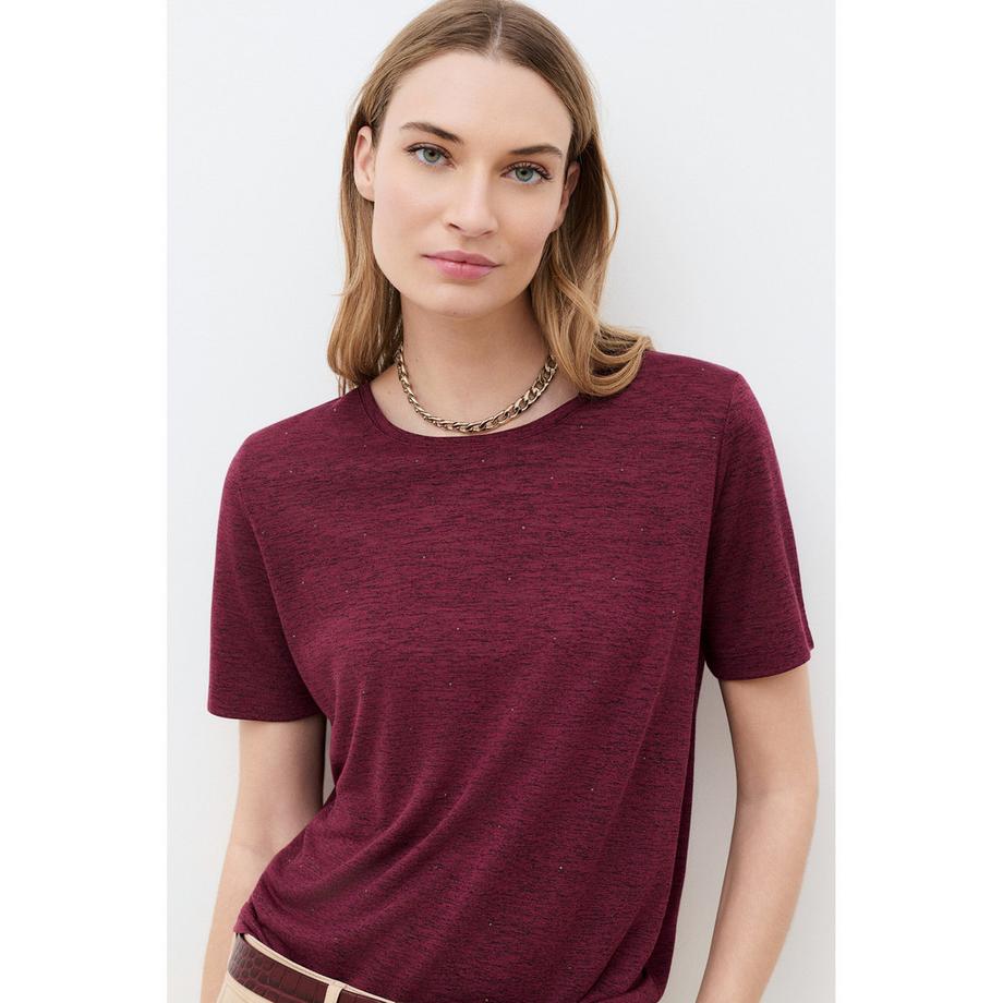 T-shirt, regular fit, maniche corte