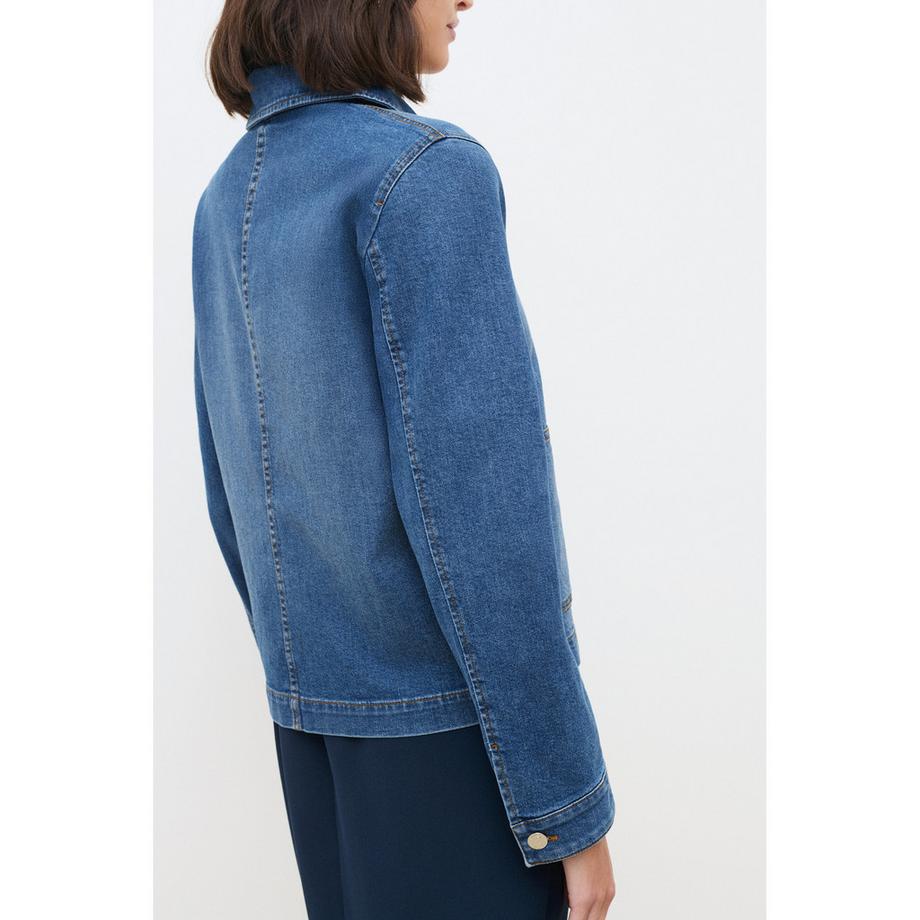 Caroll  Veste en jeans avec boutons 