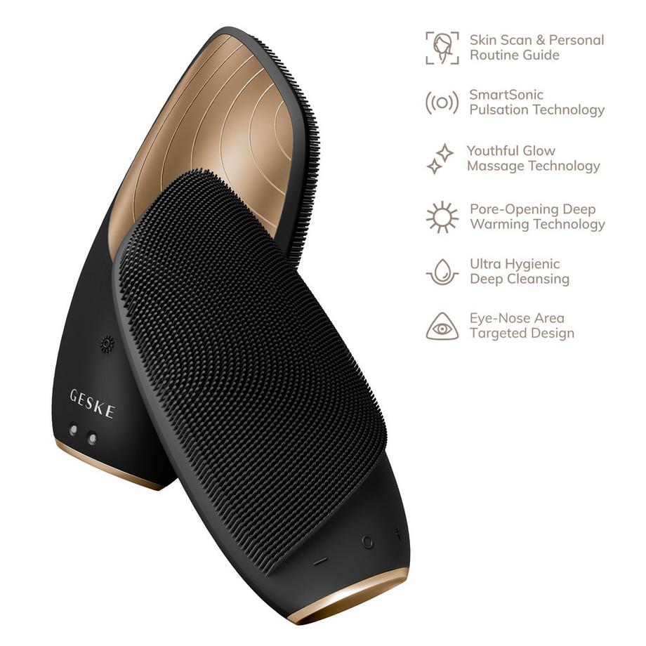 GESKE  Sonic Thermo Facial Brush | 6 in 1 