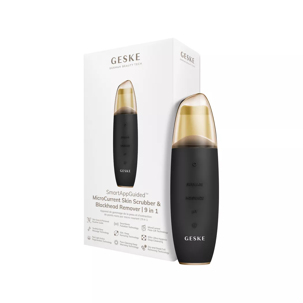 Geske MicroCurrent Scrubber & Blackhead Remover Black Gold 1 Unité