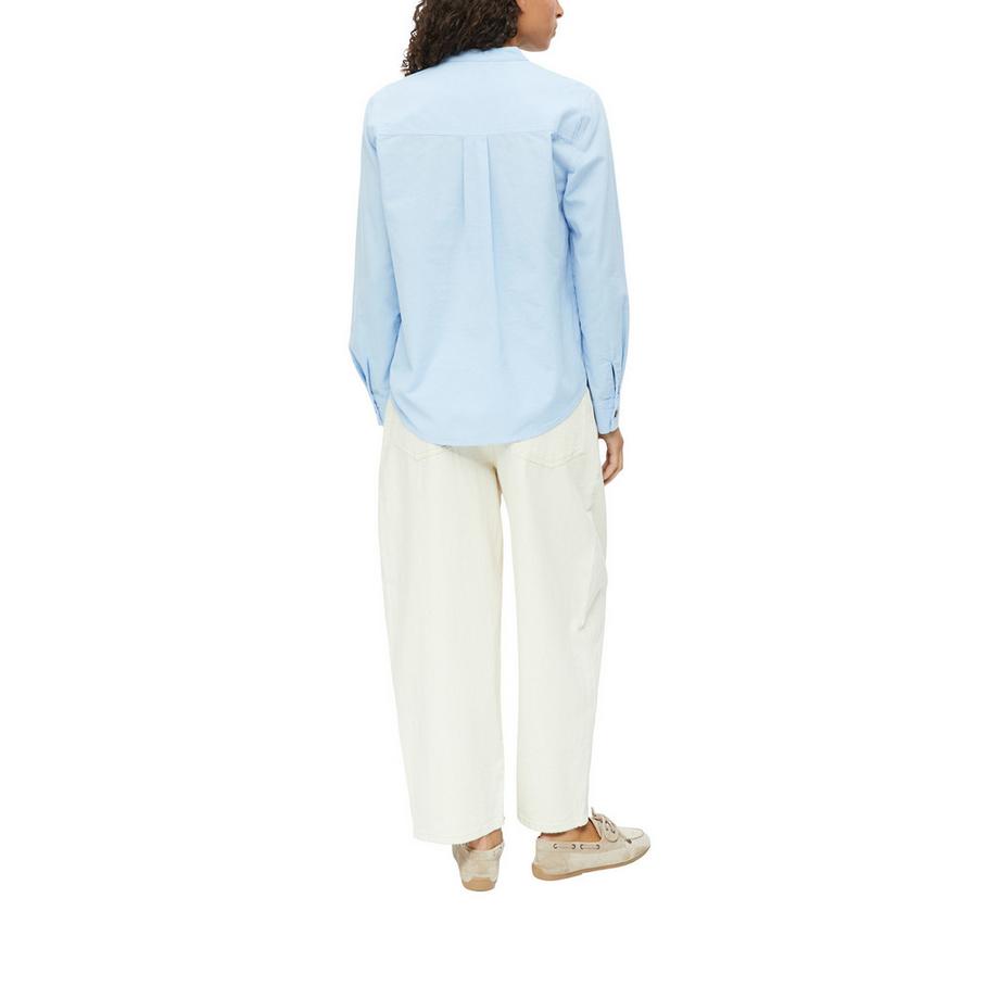S. Oliver Red Label Blouse à manches longues avec col montant  
