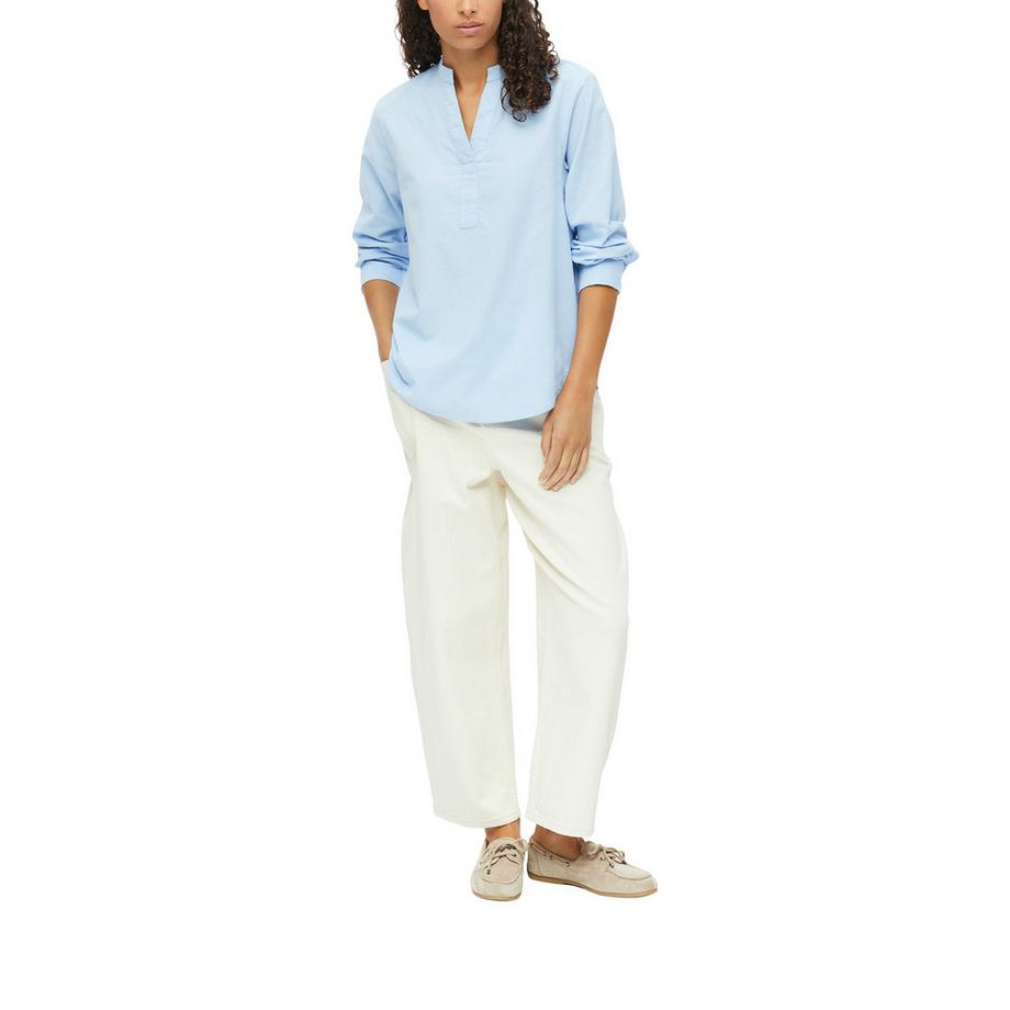 S. Oliver Red Label Blouse à manches longues avec col montant  