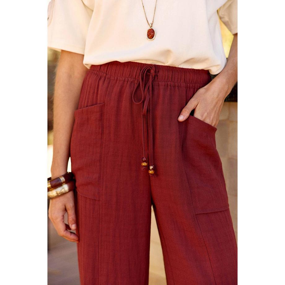 La Petite Etoile Pantaloni a gamba larga con coulisse  