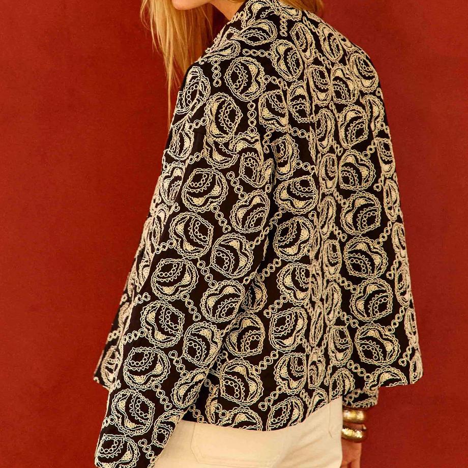 La Petite Etoile Blazer a Stampa Paisley  